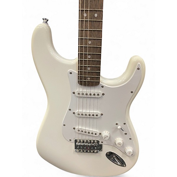Used Squier sonic stratocaster White Solid Body Electric Guitar