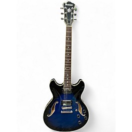 Used Ibanez AS73 Artcore Blue Burst Hollow Body Electric Guitar