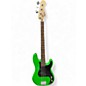 Used Squier Precision Bass LIME GREEN Electric Bass Guitar thumbnail
