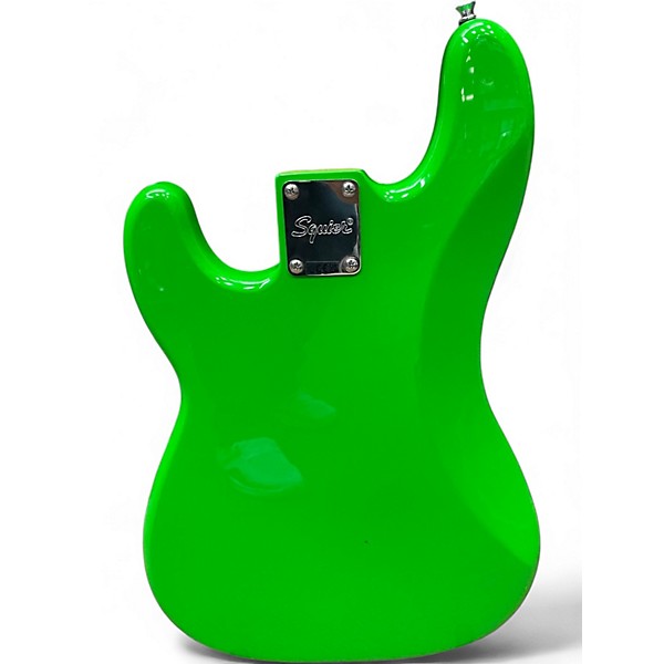 Used Squier Precision Bass LIME GREEN Electric Bass Guitar