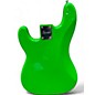Used Squier Precision Bass LIME GREEN Electric Bass Guitar