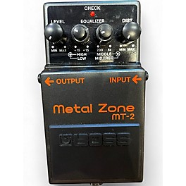 Used BOSS MT2 Metal Zone Distortion Effect Pedal