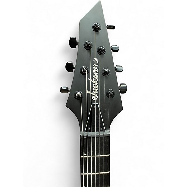 Used Jackson JS22-7 Dinky 7 String Black Solid Body Electric Guitar