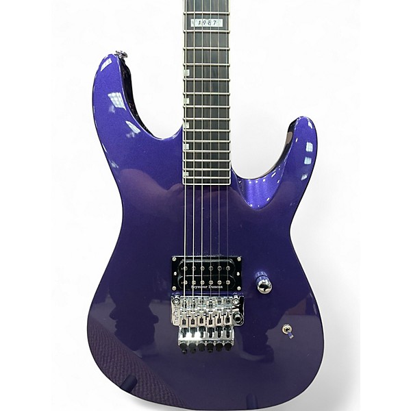 Used ESP M-1 Custom '87 purple metallic Solid Body Electric Guitar
