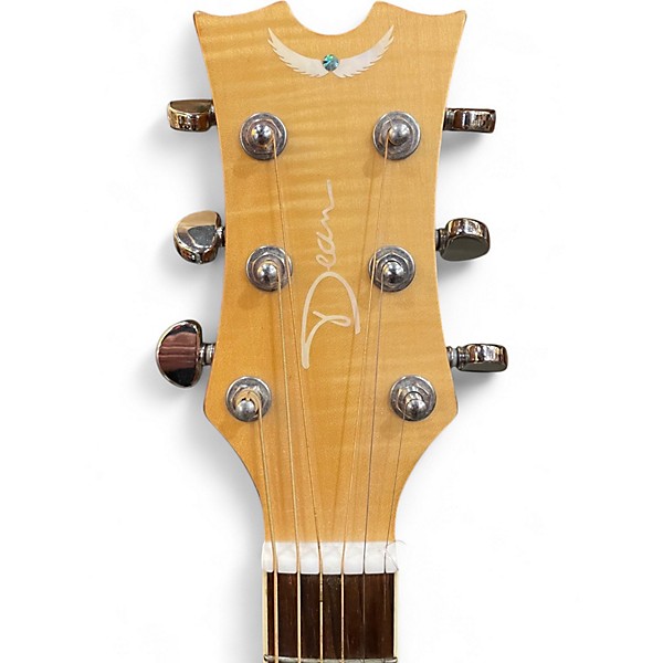 Used Dean EFM Natural Acoustic Guitar