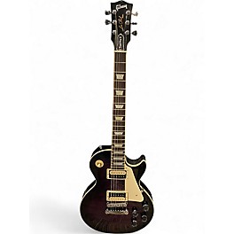 Used Gibson Les Paul Traditional Pro V Trans Purple Solid Body Electric Guitar
