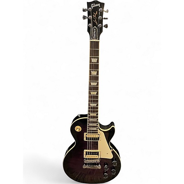 Used Gibson Les Paul Traditional Pro V Trans Purple Solid Body Electric Guitar