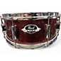 Used Pearl 14in Export Snare Red Sparkle Drum