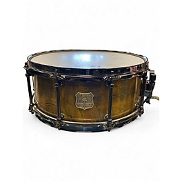 Used OUTLAW DRUMS 6.5X14 maple stave yellow Drum