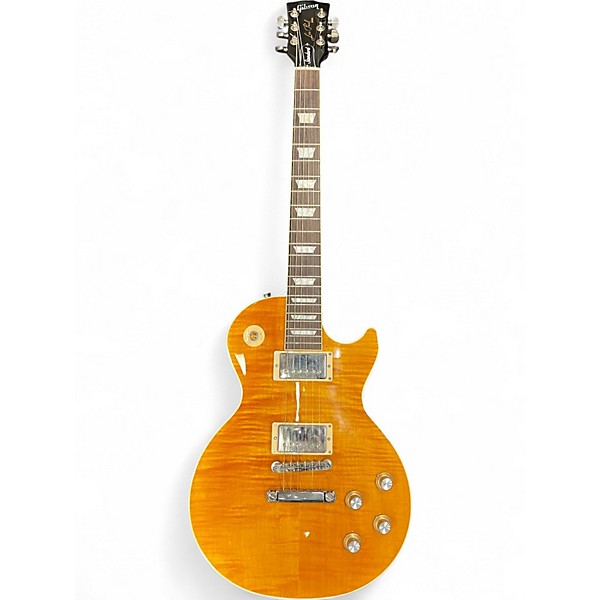Used Gibson Les Paul Standard Honey Amber Solid Body Electric Guitar