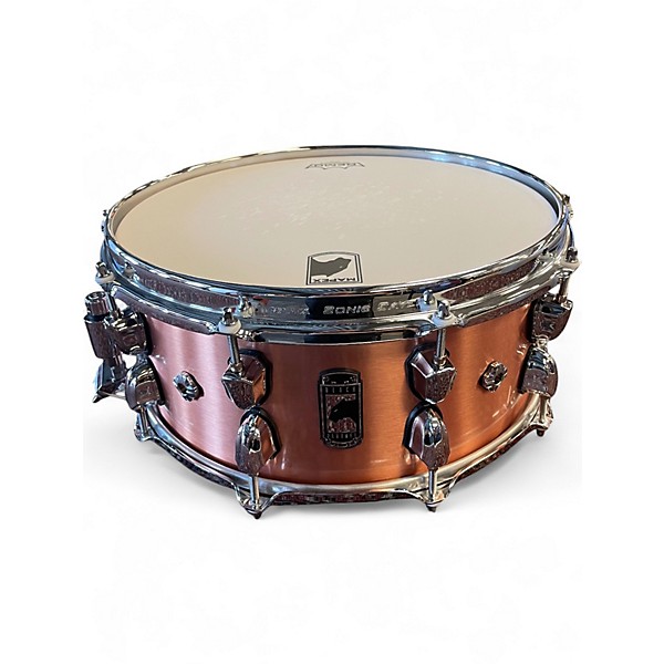 Used Mapex 14in Black Panther Predator Copper Brushed Copper Drum