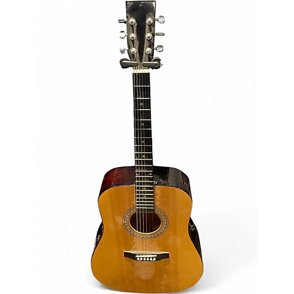 Used Burwood estaban Vintage Natural Acoustic Guitar
