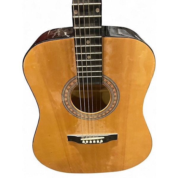 Used Burwood estaban Vintage Natural Acoustic Guitar
