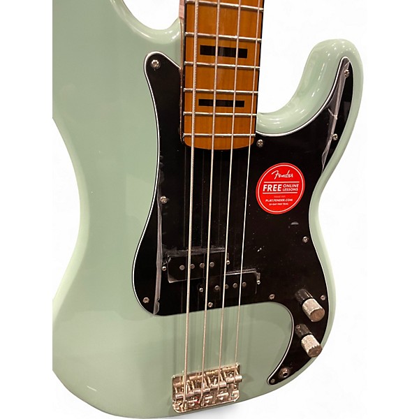 Used Squier Classic Vibe 1970S Precision Bass Seafoam Green Electric Bass Guitar
