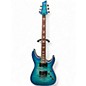 Used Schecter Guitar Research Omen Extreme 6 Ocean Blue Burst Solid Body Electric Guitar thumbnail