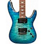 Used Schecter Guitar Research Omen Extreme 6 Ocean Blue Burst Solid Body Electric Guitar