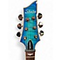 Used Schecter Guitar Research Omen Extreme 6 Ocean Blue Burst Solid Body Electric Guitar