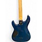 Used Schecter Guitar Research Omen Extreme 6 Ocean Blue Burst Solid Body Electric Guitar