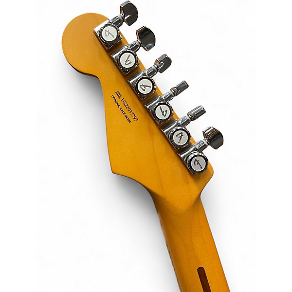 Used Fender American Ultra Stratocaster Cobra Blue Solid Body Electric Guitar