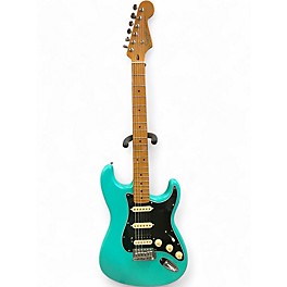 Used 2022 Squier 40th anniversary stratocaster green Solid Body Electric Guitar