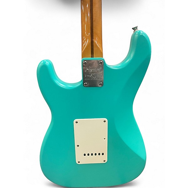 Used 2022 Squier 40th anniversary stratocaster green Solid Body Electric Guitar