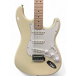Used Squier STRAT White Solid Body Electric Guitar