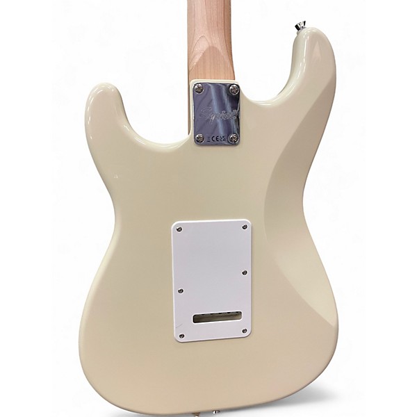 Used Squier STRAT White Solid Body Electric Guitar