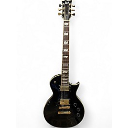 Used ESP LTD EC1000 Black and Gold Solid Body Electric Guitar