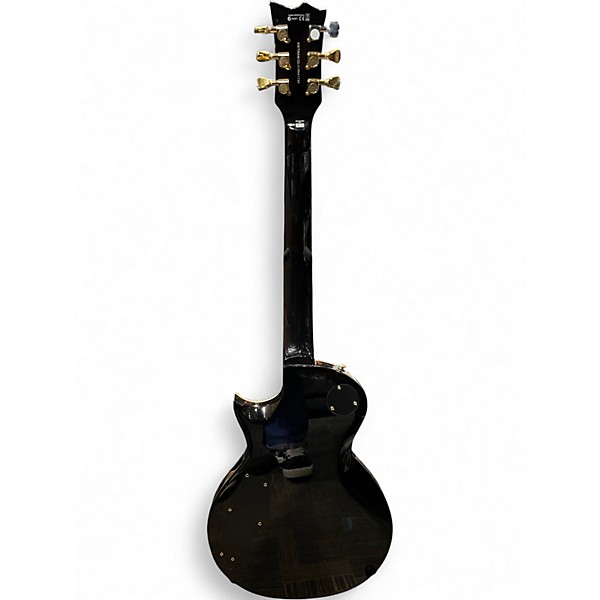 Used ESP LTD EC1000 Black and Gold Solid Body Electric Guitar