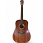 Used Martin D10E Mahogany Acoustic Electric Guitar thumbnail