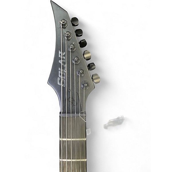 Used Solar Guitars V2.6C Black Solid Body Electric Guitar