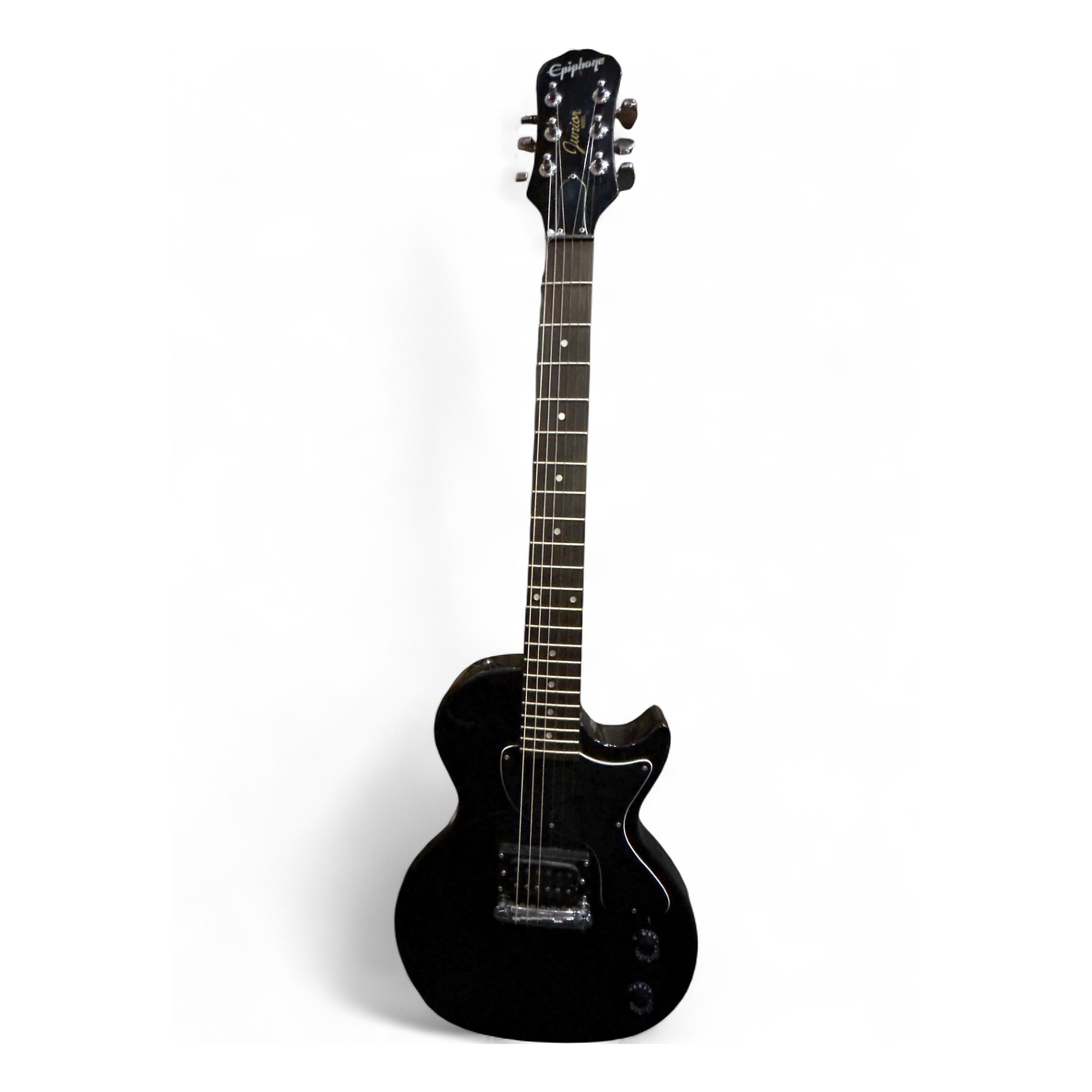 Used Epiphone Les Paul Junior Single Cut Black Solid Body Electric