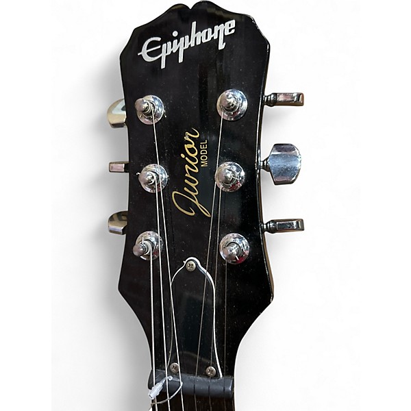 Used Epiphone Les Paul Junior Single Cut Black Solid Body Electric Guitar