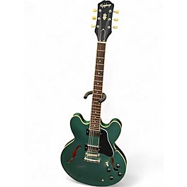 Used Epiphone ES335 IVERNESS GREEN Hollow Body Electric Guitar