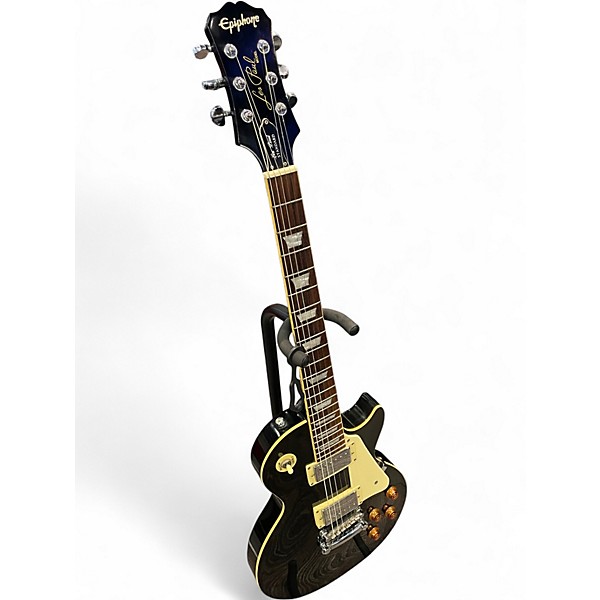 Used Epiphone Les Paul Standard Black Solid Body Electric Guitar