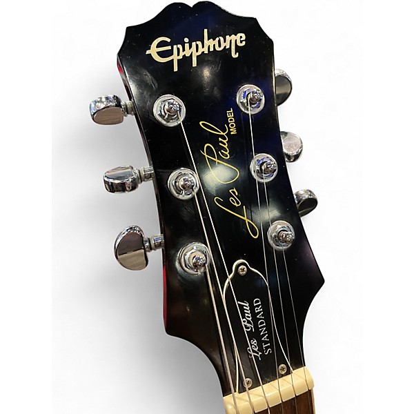 Used Epiphone Les Paul Standard Black Solid Body Electric Guitar