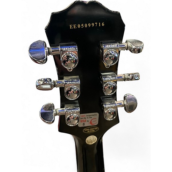 Used Epiphone Les Paul Standard Black Solid Body Electric Guitar