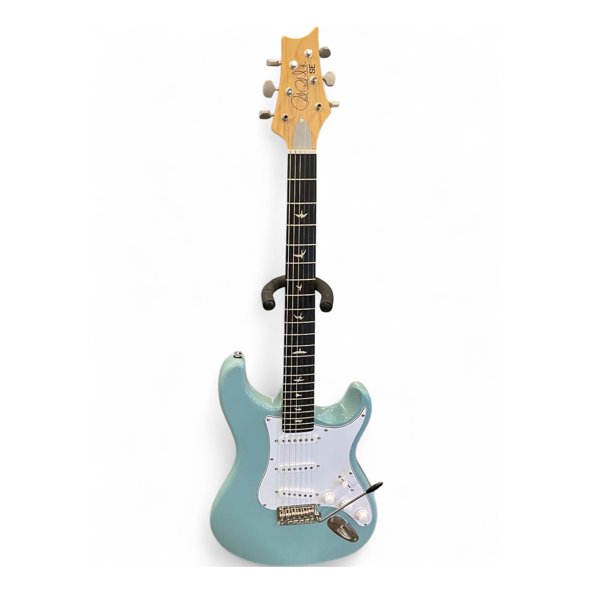 Used PRS SE Silver Sky Stone Blue Solid Body Electric Guitar