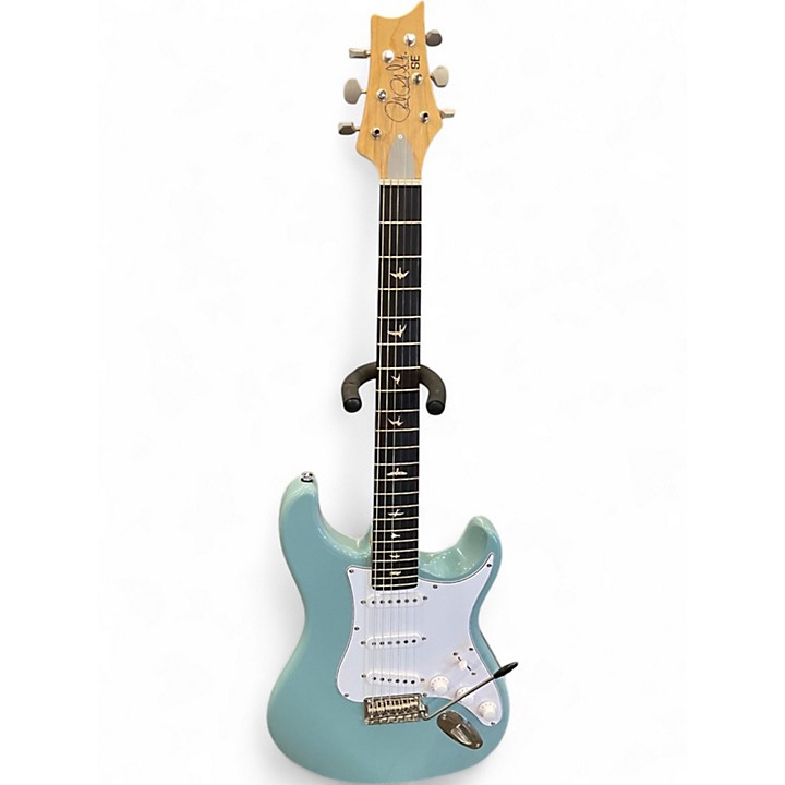 Used PRS SE Silver Sky Stone Blue Solid Body Electric Guitar