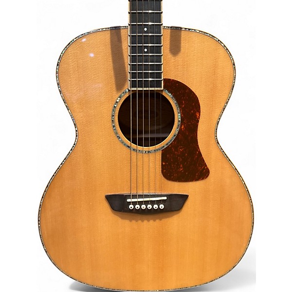 Used 2022 Washburn HG75SEG NATURAL Acoustic Guitar