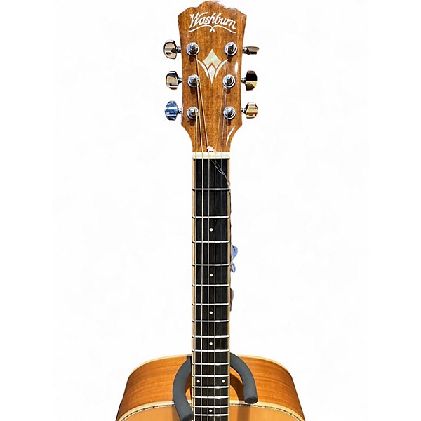 Used 2022 Washburn HG75SEG NATURAL Acoustic Guitar
