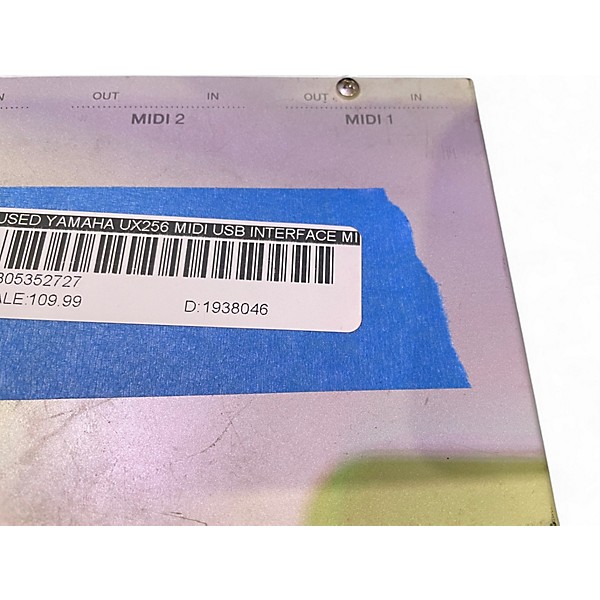 Used Yamaha UX256 Midi USB Interface MIDI Interface