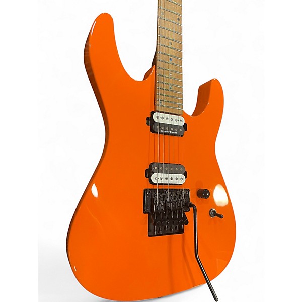 Used Dean md24 Orange Solid Body Electric Guitar