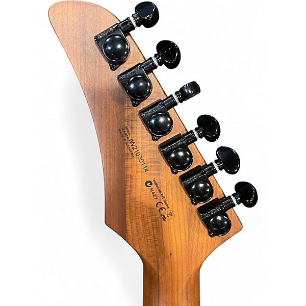 Used Dean md24 Orange Solid Body Electric Guitar