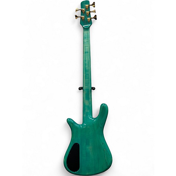 Used 2024 Spector NS5 USA 5 String aquatic Electric Bass Guitar
