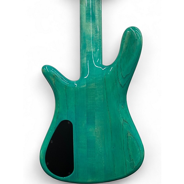 Used 2024 Spector NS5 USA 5 String aquatic Electric Bass Guitar