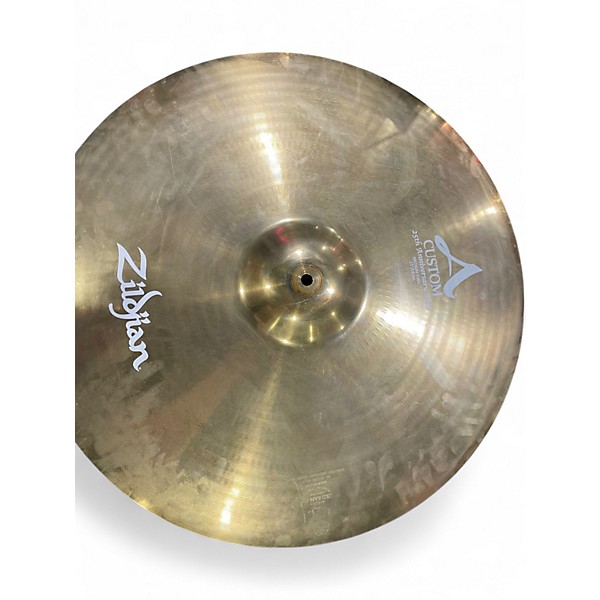 Used Zildjian 23in A Custom 25th Anniversary Medium Thin Ride Cymbal