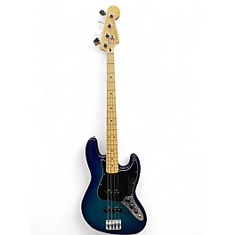 Used Fender Player Jazz Bass Plus Top Blue Burst Electric Bass Guitar