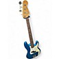 Used Fender Standard Precision Bass Blue Electric Bass Guitar
