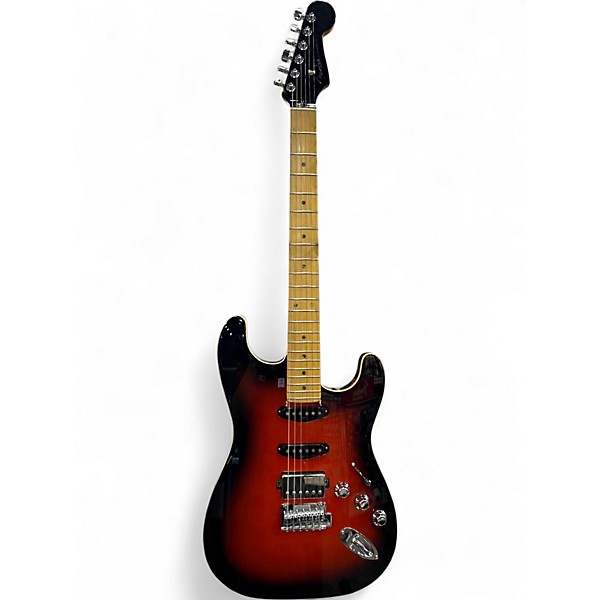 Used Fender Aerodyne Stratocaster 2 TONE BURST Solid Body Electric Guitar